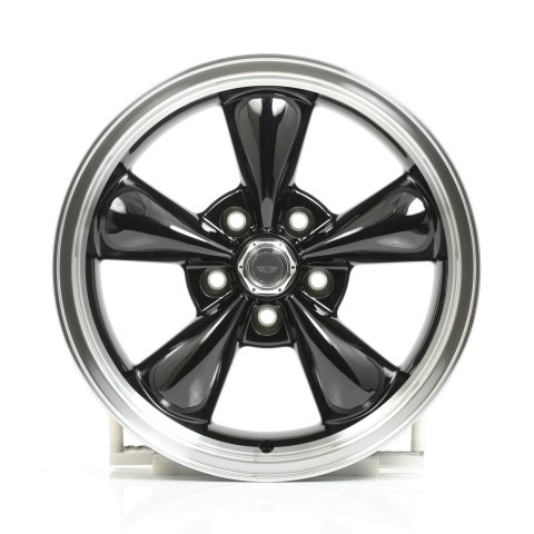 American Racing AR105 M Torq-Thrust Black Wheels 17x8 Wheel, M, Aluminum, Black/Silver, 17 in. x 8 in., 5 x 4.75 in. Bolt Circle, 4.5 in. Backspace, Each thumbnail 5