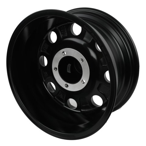 American Racing AR172 Baja Black Wheels 17x8 Wheel, Baja, Aluminum, Matte Black, 17 in. x 8.0 in., 5 x 5.50 in. Bolt Circle, 4.500 in. Backspace, Each thumbnail 1