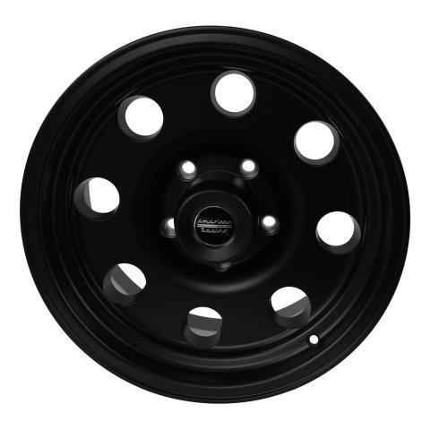 American Racing AR172 Baja Black Wheels 17x8 Wheel, Baja, Aluminum, Matte Black, 17 in. x 8.0 in., 5 x 5.50 in. Bolt Circle, 4.500 in. Backspace, Each thumbnail 4