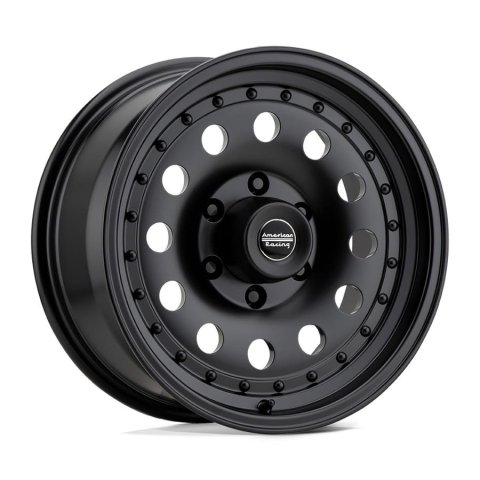 American Racing AR62 Outlaw II Satin Black Wheels 17x8 WHEEL, 17X8 5X5.5 S-BLK 18MM thumbnail 2