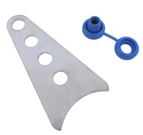 Stainless Works Universal Exhaust Hangers UH4W Hanger, Steel, 4.00 in. Diameter, Weld-On, Universal, Each