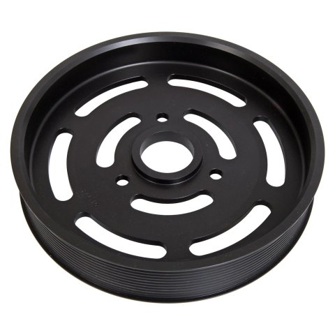 ATI Serpentine Supercharger Pulleys ATI91624410 Pulley, Serpentine, 11 Grove, Steel, Black Oxide, 10 Percent Overdrive, 8.880 in. Diameter, Chevrolet, LT5, each thumbnail 1