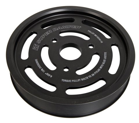 ATI Serpentine Supercharger Pulleys ATI91624410 Pulley, Serpentine, 11 Grove, Steel, Black Oxide, 10 Percent Overdrive, 8.880 in. Diameter, Chevrolet, LT5, each thumbnail 2