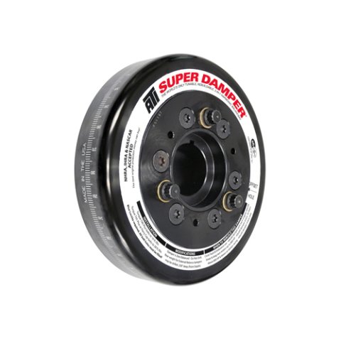 ATI Super Damper Standard Harmonic Balancers 917777 Balancer, Damper, Internal Balance, Steel, Black, Chevy, LS with 1.483 in. Snout, Each