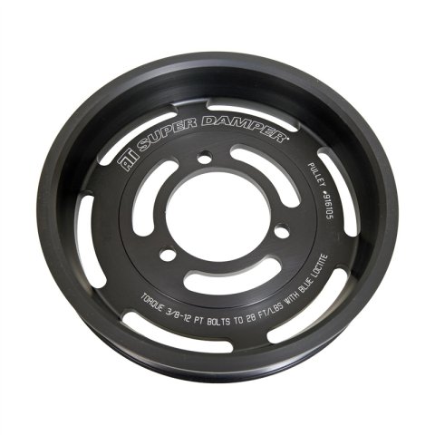 ATI Serpentine Supercharger Pulleys 916105 Pulley, Crankshaft, 8 Groove, Serpentine, Steel, 5% Overdrive, CTS-V, Each