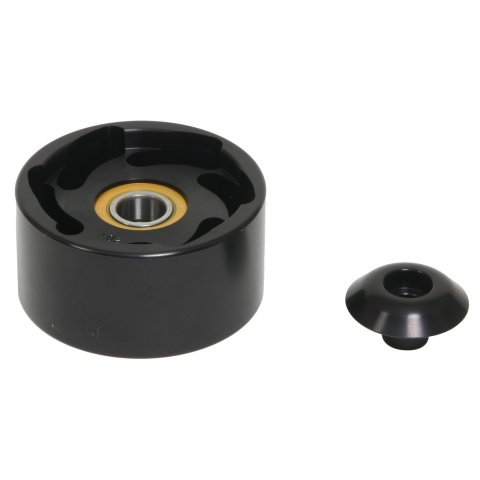 ATI Idler Pulley Assemblies ATI916208100 Pulley, Serpentine, Aluminum, Black Hardcoat, 100mm Diameter, Each