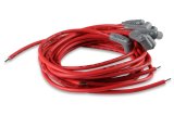 MSD 8.5mm Super Conductor Spark Plug Wire Sets 31239 Wires, Conductor, Spiral Core, 8.5mm, Red, 90 Degree Boots, Universal, L8/V8, Set thumbnail 2