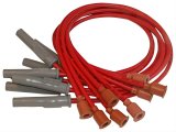 MSD 8.5mm Super Conductor Spark Plug Wire Sets 31309 Wires, Conductor, Spiral Core, 8.5mm, Red, Multi-Angle Boots, Chrysler, Small Block, V8 thumbnail 1