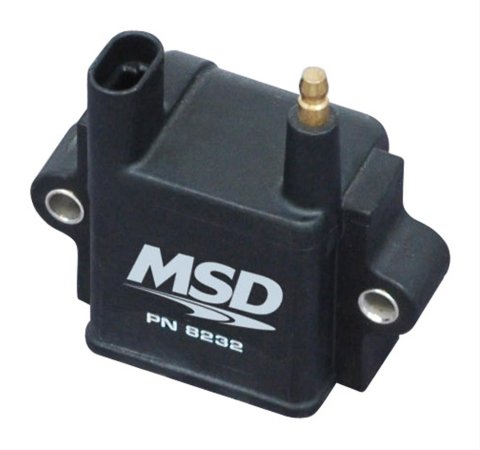 MSD Digital CPC Replacement Ignition Coils 8232 Coil, CPC, Square, Black, 43,000 V, Each