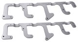 MSD Coil Brackets 8216 Ignition Brackets, Pack Style, Rectangular, Aluminum, Natural, Cadillac, Chevy, Pontiac, Pair thumbnail 2