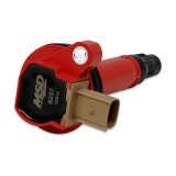 MSD Direct Replacement Ignition Coil Packs 8257 Coil, Replacement, Red, Tan Connector, Ford, 3.5L, Ecoboost, Each thumbnail 2