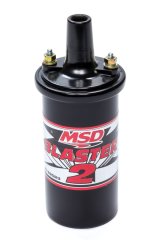 MSD Blaster 2 Ignition Coils 82023 Coil, 2, Canister, Round, Oil Filled, Black, 45,000 V, Each thumbnail 2