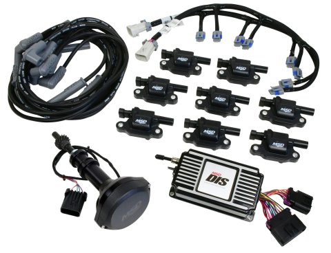 MSD Direct Ignition Systems 601533 System, DIS, Black, Cam Sync, Coils, Box, Ford 351W, Kit thumbnail 3