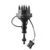 MSD Pro-Billet Dual Sync EFI Distributors 23773 Distributor, EFI, Hall Effect Trigger, Male/HEI, Standard Rotation, Black Cap, Billet Aluminum Housing, Black, Ford, Each thumbnail 2