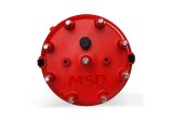 MSD Pro-Billet Distributors 858051 Distributor, Pro-Billet, Magnetic Trigger, Mechanical, Red Cap, Use with Edelbrock Victor Jr., Steel Gear, Billet Aluminum, Natural, Ford, 351W, Each thumbnail 3