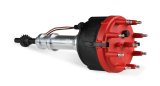 MSD Pro-Billet Distributors 858051 Distributor, Pro-Billet, Magnetic Trigger, Mechanical, Red Cap, Use with Edelbrock Victor Jr., Steel Gear, Billet Aluminum, Natural, Ford, 351W, Each thumbnail 6