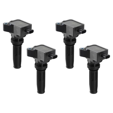 MSD Ford Eco-Boost Coils 825974 Ignition Coils, Eco-Boost, Coil Pack, Black, Ford, Set of 4