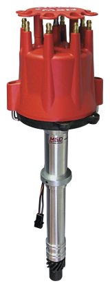 MSD Pro-Billet Distributors 8547 Distributor, Pro-Billet, Magnetic Trigger, Mechanical Advance, Chevy, Big/Small Block, Each thumbnail 2