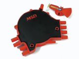 MSD Distributor Cap and Rotor Kits 8481 Rotor, Black/Red, Female/Socket, Stainless Steel Terminals, Screw-Down, Chevy, Buick, Pontiac, 5.7L, LT1, Kit thumbnail 2