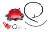 MSD Distributor Cap and Rotor Kits 8481 Rotor, Black/Red, Female/Socket, Stainless Steel Terminals, Screw-Down, Chevy, Buick, Pontiac, 5.7L, LT1, Kit thumbnail 3