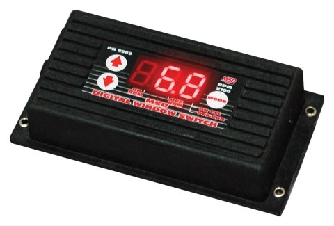 MSD RPM-Activated Window Switches 8969 RPM Activated Switch, LED Push Button Adjustment, Each