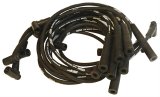 MSD Street Fire Spark Plug Wire Sets 5569 Wires, Fire, 8.0mm, Black, 90 Degree Distributor End, Straight Boots, Chevy, GMC, Pickup/SUV, Big Block, Set thumbnail 1