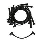 MSD Street Fire Spark Plug Wire Sets 5569 Wires, Fire, 8.0mm, Black, 90 Degree Distributor End, Straight Boots, Chevy, GMC, Pickup/SUV, Big Block, Set thumbnail 2