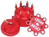 MSD Distributor Cap and Rotor Kits 84315 & Rotor, Red, Stainless Steel Terminals, Small Diameter Race Rotor, Kit thumbnail 5