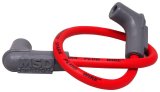 MSD 8.5mm Replacement Coil Wires 84059 Wire, Replacement, 8.5mm, HEI, Red, 90 degree Boot Ends, 18 in. Length, Each thumbnail 2