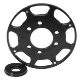 MSD Replacement Crank Trigger Wheels 86113 Trigger, Wheel, Aluminum, Black Anodized, Chevy, Small Block, Each thumbnail 1