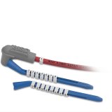 MSD Cylinder Markers 3414 Wire Markers, Spark Plug, Plastic, White/Black, 8.5mm, Set of 8 thumbnail 1