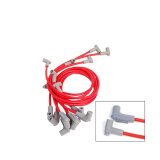 MSD 8.5mm Super Conductor Spark Plug Wire Sets 31549 Wires, Conductor, Spiral Core, 8.5mm, Red, 90 Degree Boots, Sprint Car/ProMag, Chevy, V8 thumbnail 3