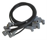 MSD 8.5mm Super Conductor Spark Plug Wire Sets 31653 Wires, Conductor, Spiral Core, 8.5mm, Black, 90 Degree Boots, Chevy/GMC, Small Block, V8, Set thumbnail 1