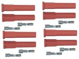 MSD Professional Racing Spark Plug Wire Boot and Terminal Kits 8854 Boots, Red, Straight Boots, Set of 8 thumbnail 2