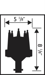 MSD Pro-Billet Distributors 8566 Distributor, Pro-Billet, Magnetic Trigger, Mechanical Advance, Oldsmobile, 260-455, Each thumbnail 2