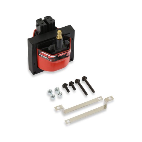 MSD Street Fire Coils 5526 Ignition Coil, Fire, E-Core, Square, Epoxy, Red, 43,000 V, GM, Each thumbnail 2