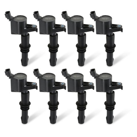 MSD Street Fire Coils 55138 Ignition Coil, Fire, Coil Pack, Black, Ford, 3-Valve, V8, Set of 8 thumbnail 3