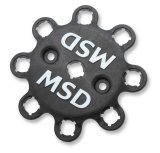 MSD Pro-Billet Ready-to-Run Distributors 83605 Distributor, Ready-To-Run, Magnetic Trigger, Male/HEI, Standard Rotation, Black Cap, Billet Aluminum Housing, Natural, Chevy, Each thumbnail 1