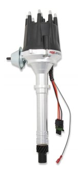 MSD Pro-Billet Ready-to-Run Distributors 83605 Distributor, Ready-To-Run, Magnetic Trigger, Male/HEI, Standard Rotation, Black Cap, Billet Aluminum Housing, Natural, Chevy, Each thumbnail 8