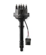 MSD Pro-Billet Dual Sync EFI Distributors 23753 Distributor, EFI, Hall Effect Trigger, Male/HEI, Standard Rotation, Black Cap, Billet Aluminum Housing, Black, Chevy, Each thumbnail 1