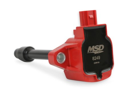 MSD Blaster OEM Replacement Coils 82494 Ignition Coil, Blaster, Coil Pack Style, Red, for use on Honda®, L4, Set of 4 thumbnail 4