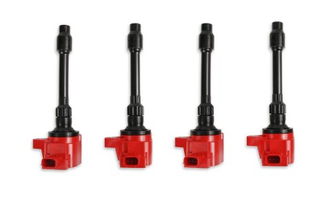 MSD Blaster OEM Replacement Coils 82494 Ignition Coil, Blaster, Coil Pack Style, Red, for use on Honda®, L4, Set of 4 thumbnail 5