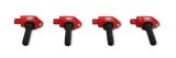 MSD Blaster OEM Replacement Coils 82544 Ignition Coil, Blaster, Coil Pack Style, Red, Scion, Subaru, Toyota, H4, Set of 4 thumbnail 2