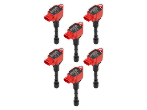 MSD Blaster OEM Replacement Coils 827946 Ignition Coils, Blaster, Coil Pack, Epoxy, Red, Infiniti, Nissan, Set of 6 thumbnail 7