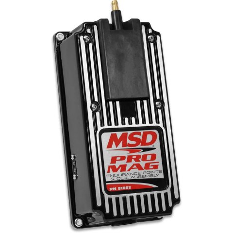 MSD 12 Amp Electronic Points Boxes 81063MSD Magneto Controller, Ignition Coil, Rev Limiter, for Pro Mag 12, Pro Mag 12LT, Black, Each thumbnail 2