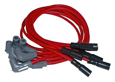 MSD 8.5mm Super Conductor Spark Plug Wire Sets 32179 Wires, Conductor, Spiral Core, 8.5mm, Red, Stock Boots, Chevy, 5.7L, Set thumbnail 3