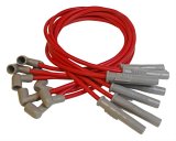 MSD 8.5mm Super Conductor Spark Plug Wire Sets 31859 Wires, Conductor, Spiral Core, 8.5mm, Red, Multi-Angle Boots, AMC, V8, Set thumbnail 1