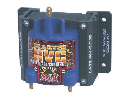 MSD Blaster HVC Ignition Coils 8252 Coil, HVC, E-Core, Square, Epoxy, Blue, 42,000 V, Each thumbnail 3