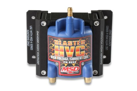 MSD Blaster HVC Ignition Coils 8252 Coil, HVC, E-Core, Square, Epoxy, Blue, 42,000 V, Each thumbnail 4