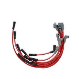 MSD 8.5mm Super Conductor Spark Plug Wire Sets 32149 Wires, Conductor, Spiral Core, 8.5mm, Red, 90 Degree Boots, Chevy, Pontiac, 5.7L, Set thumbnail 3
